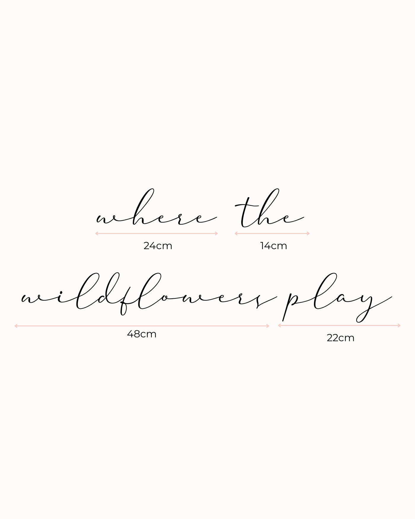 Where the Wildflowers Play – Wall Script