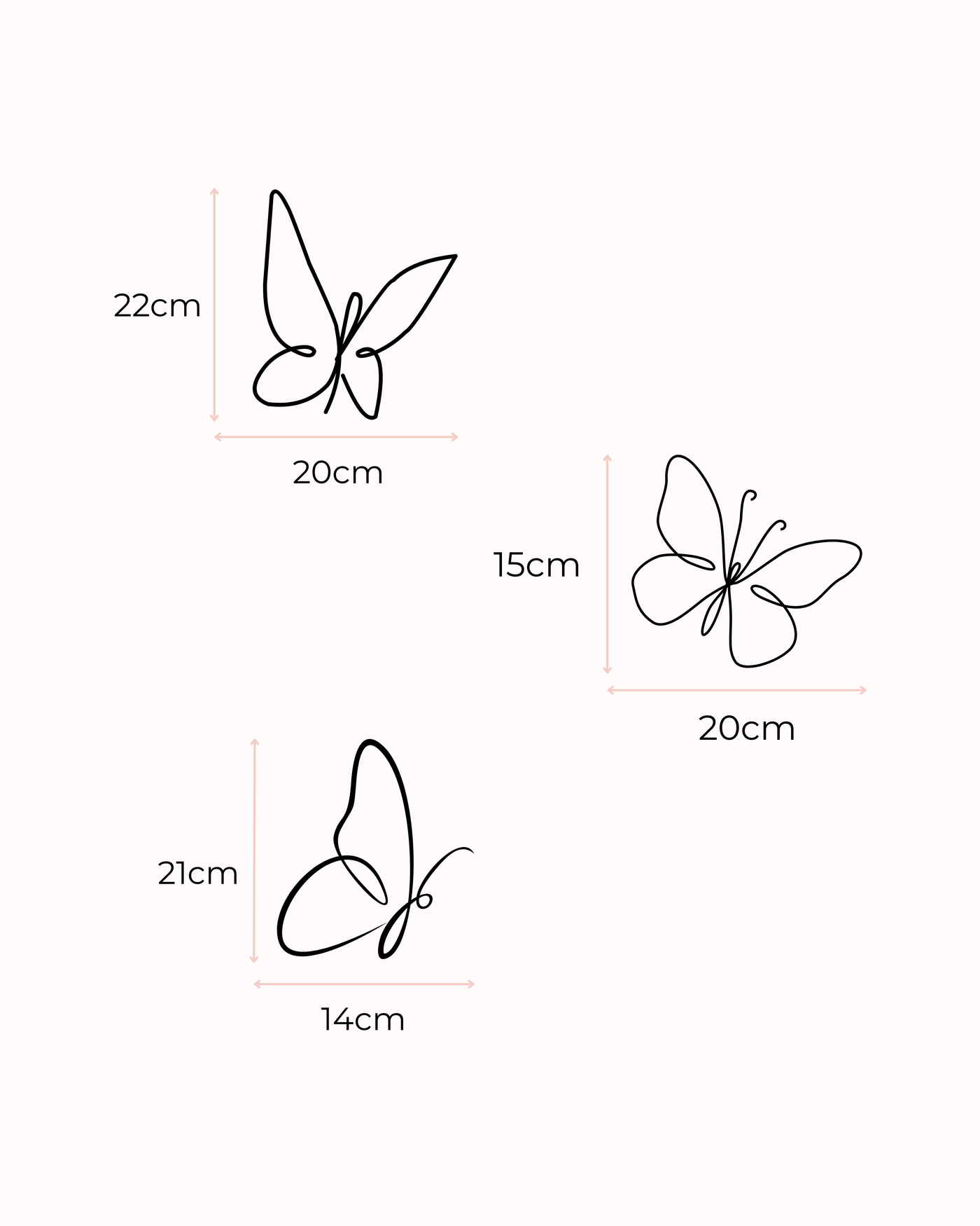 Timber Butterflies – Set of 3