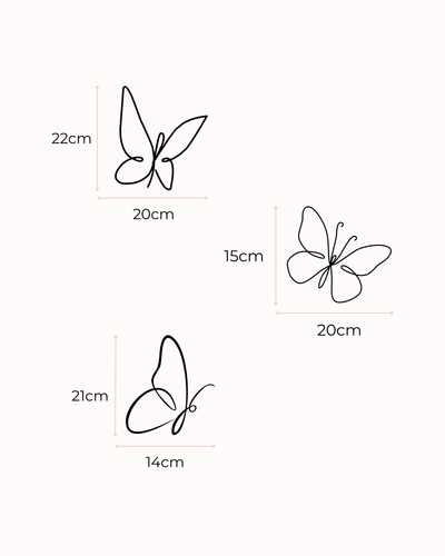 Timber Butterflies – Set of 3