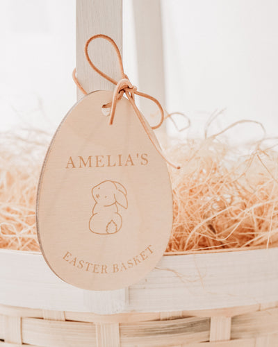Timber easter tags
