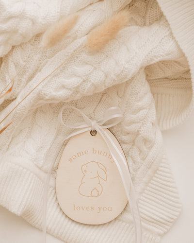 Timber easter tags