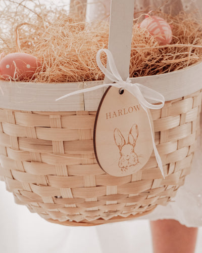 Timber easter tags