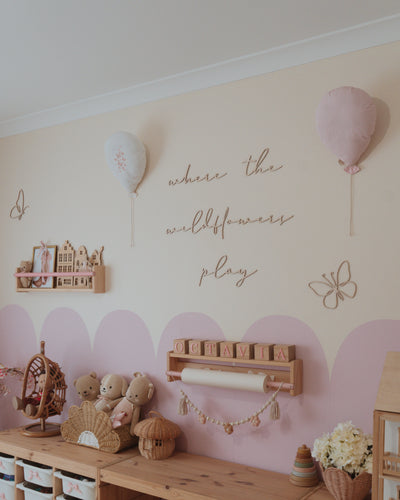 Where the Wildflowers Play – Wall Script