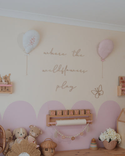 Where the Wildflowers Play – Wall Script