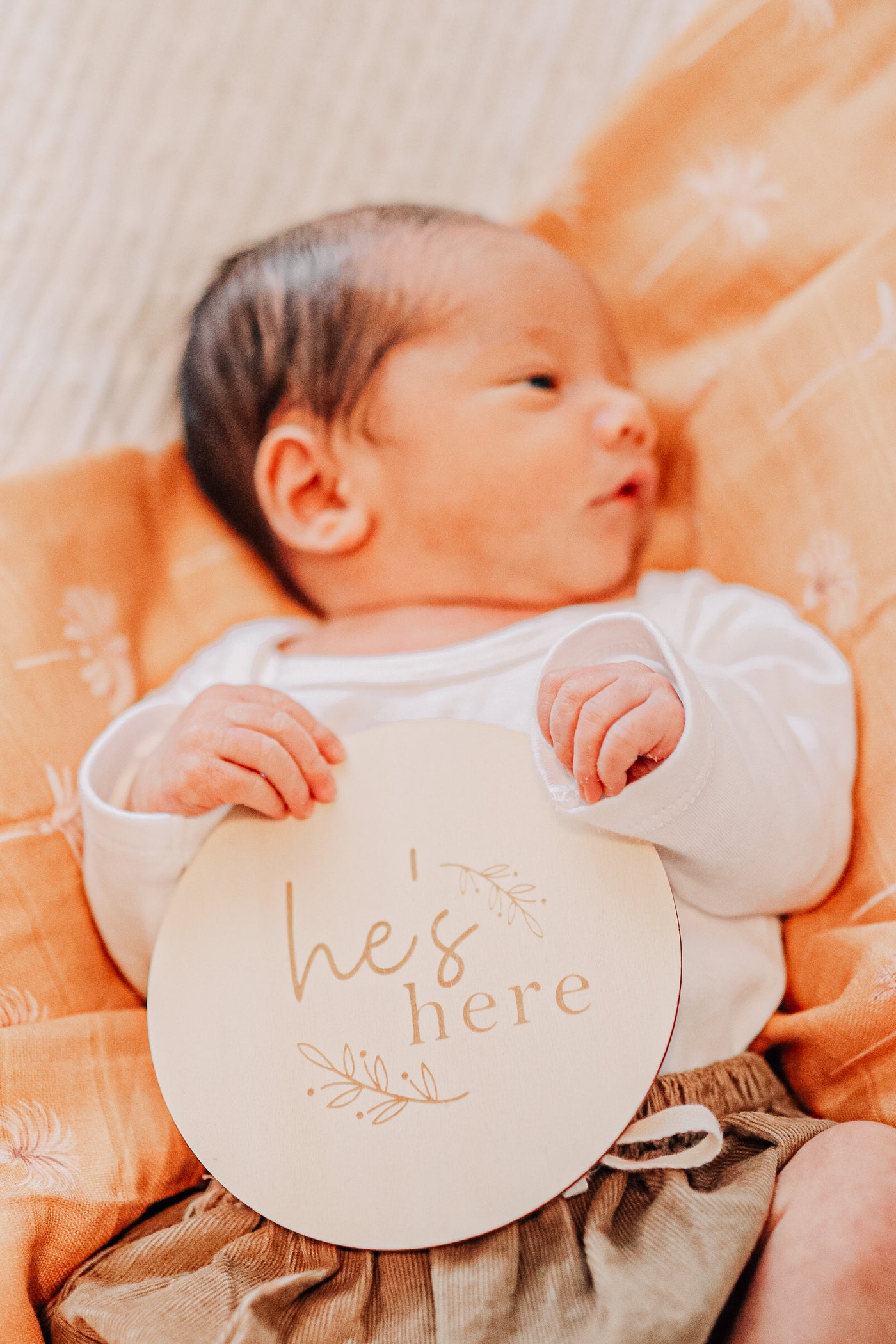 neutral she/he's here announcement disc
